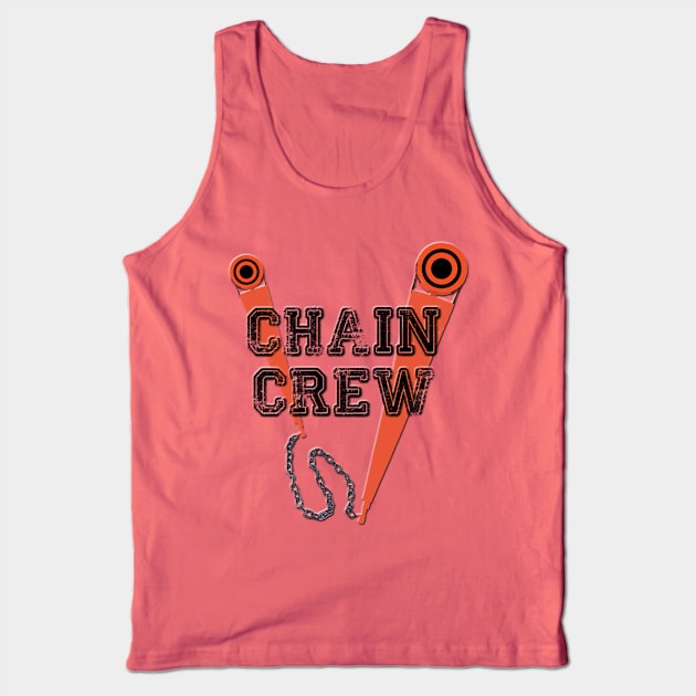 Football Chain Crew Tank Top by ArmChairQBGraphics